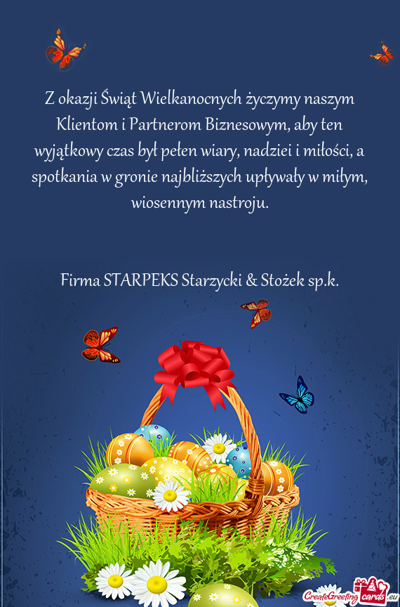 Firma STARPEKS Starzycki & Stożek sp