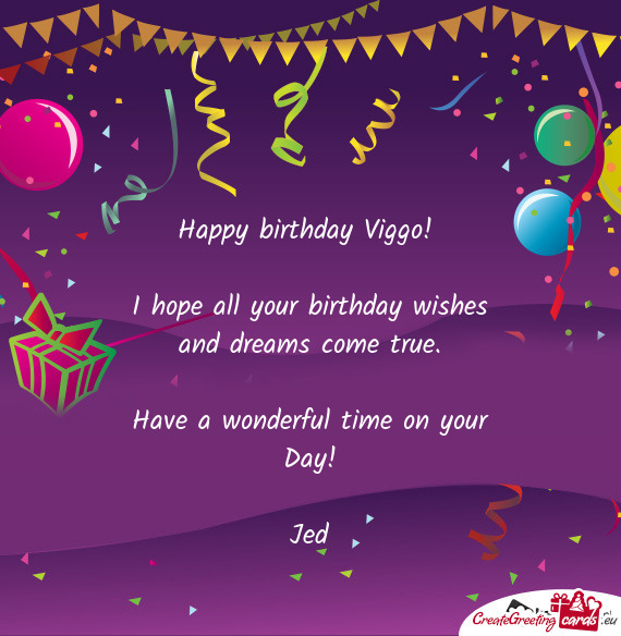 Happy birthday Viggo