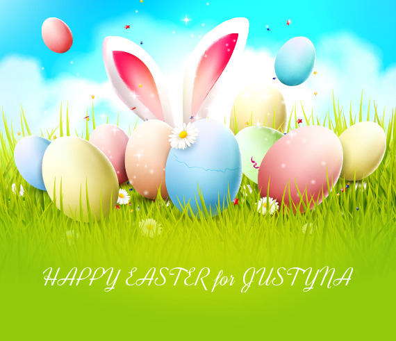 HAPPY EASTER for JUSTYNA