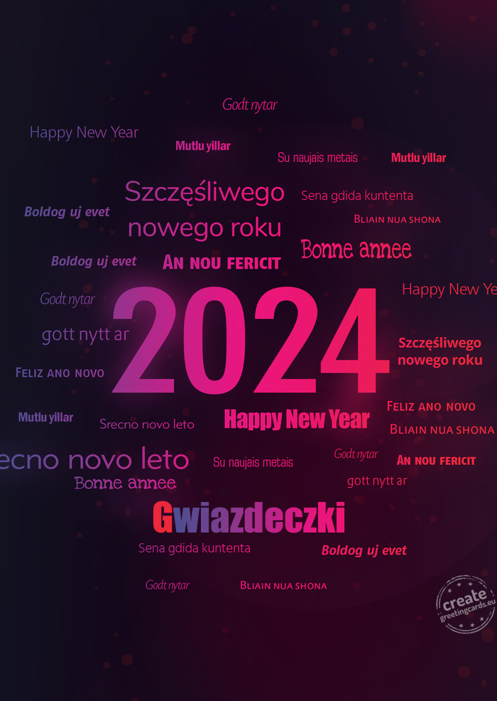 Happy new year Gwiazdeczki