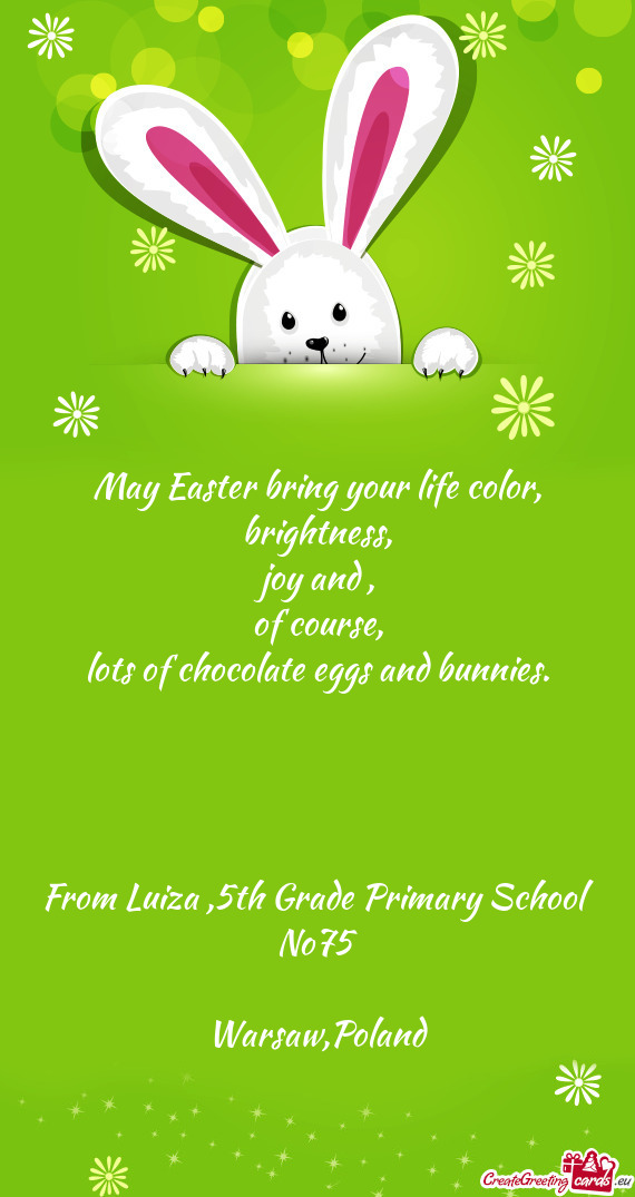 May Easter bring your life color