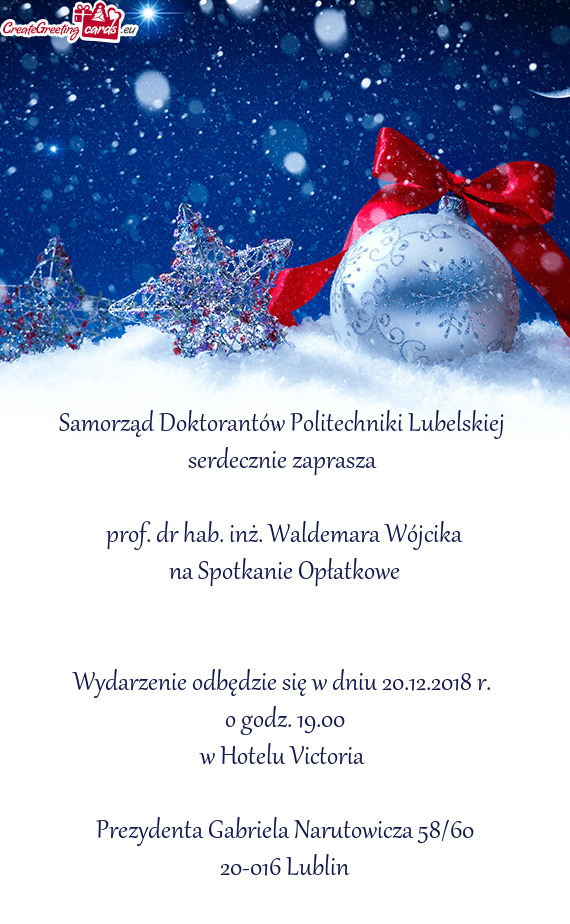 Prof. dr hab. inż. Waldemara Wójcika
