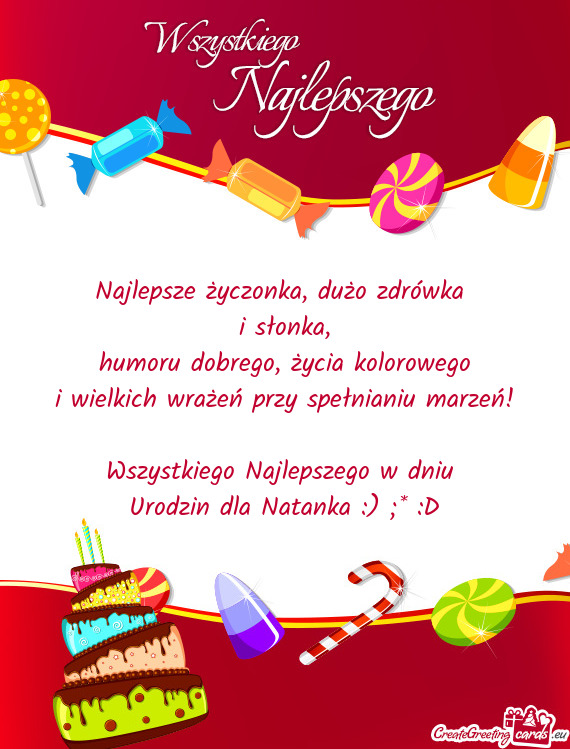 Urodzin dla Natanka :) ;* :D