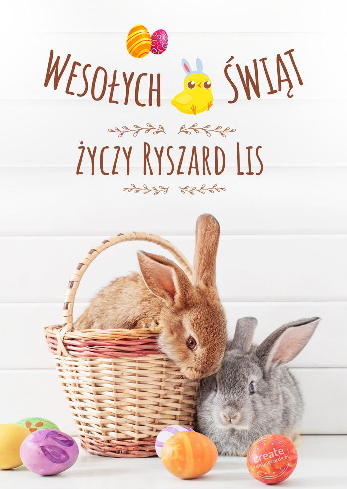 Wesołej Wielkanocy Ryszard Lis