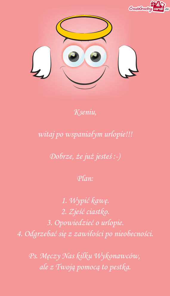 1. Wypić kawę