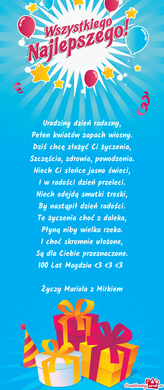 100 Lat Magdziu <3 <3 <3