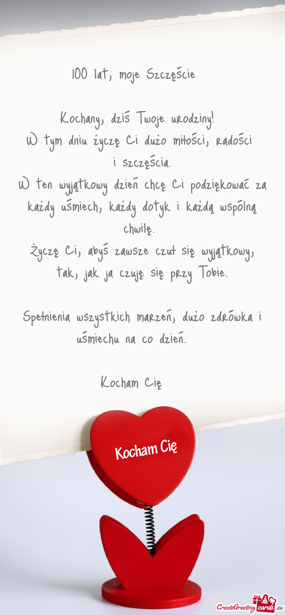 100 lat, moje Szczęście ♡