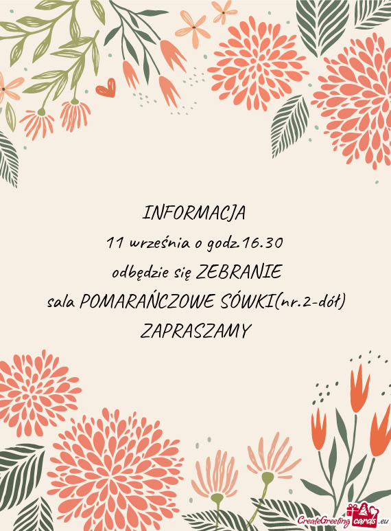 11 września o godz.16.30