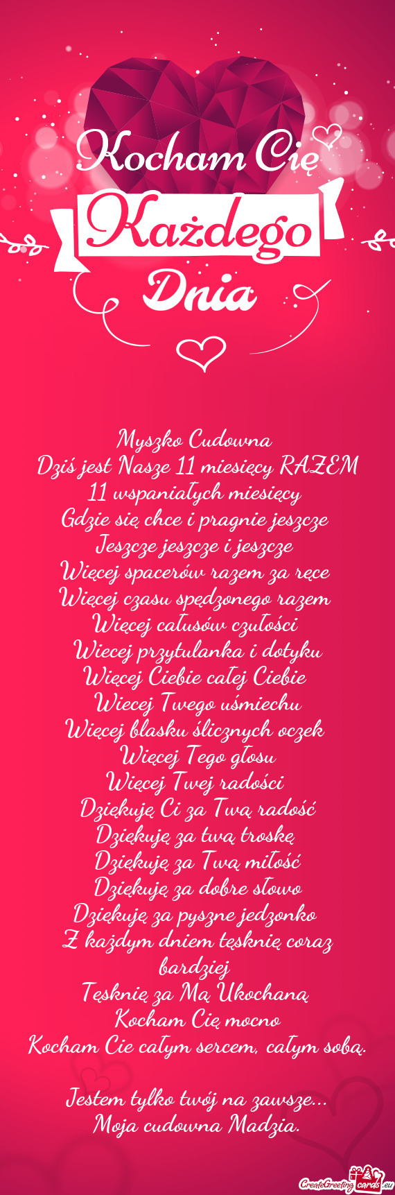 11 wspaniałych miesięcy