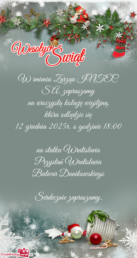 12 grudnia 2025r. o godzinie 18:00