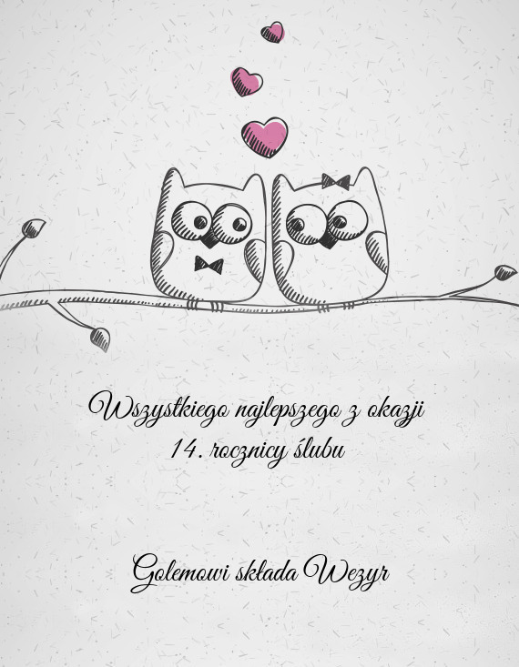 14. rocznicy ślubu