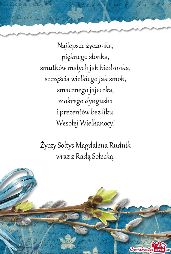 Sołtys Magdalena Rudnik