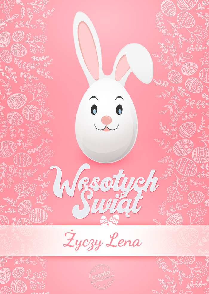 Wesołych Świąt wielkanocnych Lena