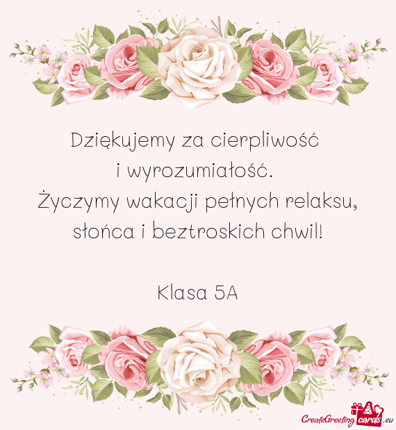 Dziękujemy za cierpliwość