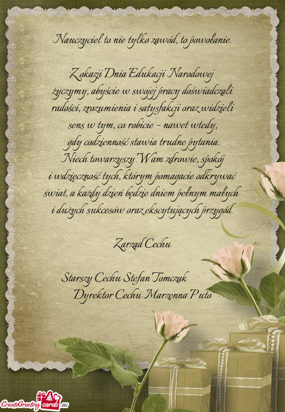 Nauczyciel to nie tylko zawód, to powołanie