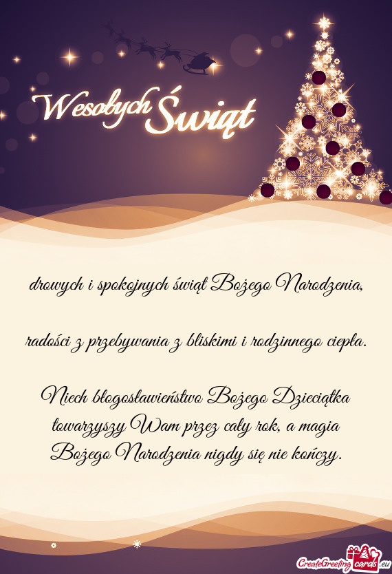 Drowych i spokojnych świąt Bożego Narodzenia