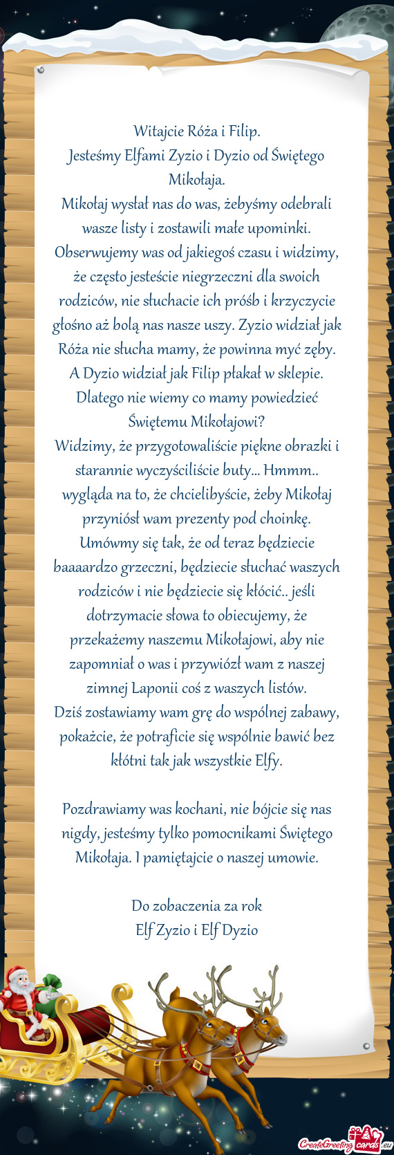 Witajcie Róża i Filip