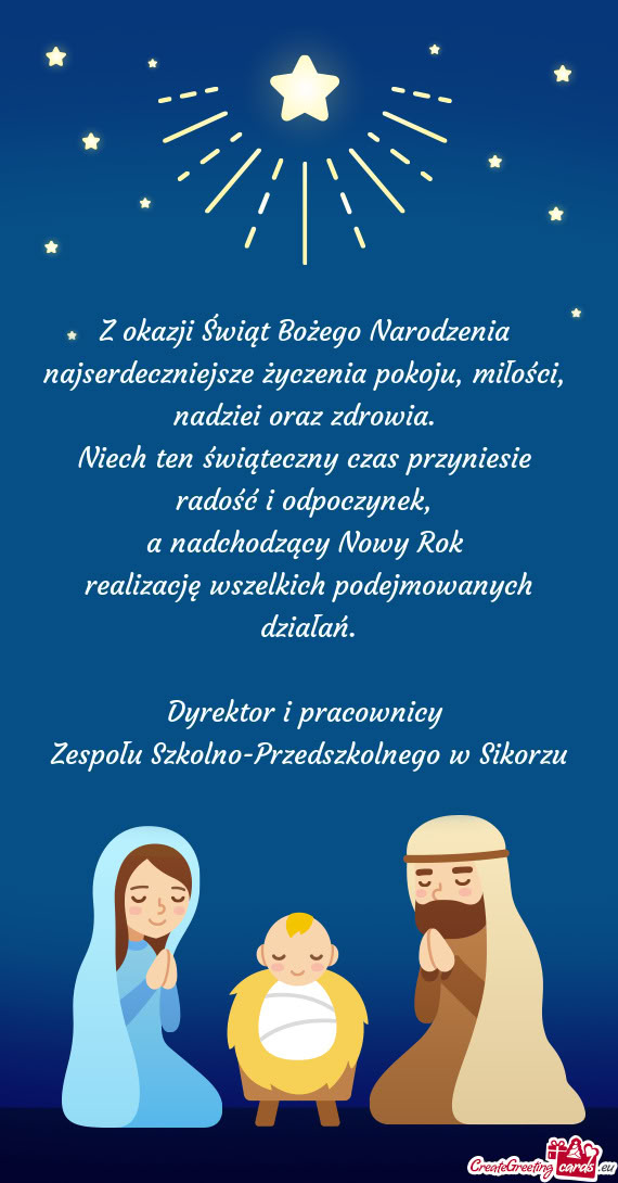 Zespołu Szkolno-Przedszkolnego w Sikorzu