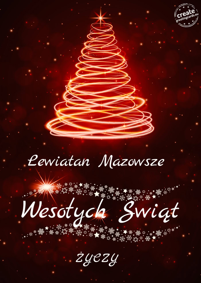 Lewiatan Mazowsze Wesołych Świat ŻYCZY