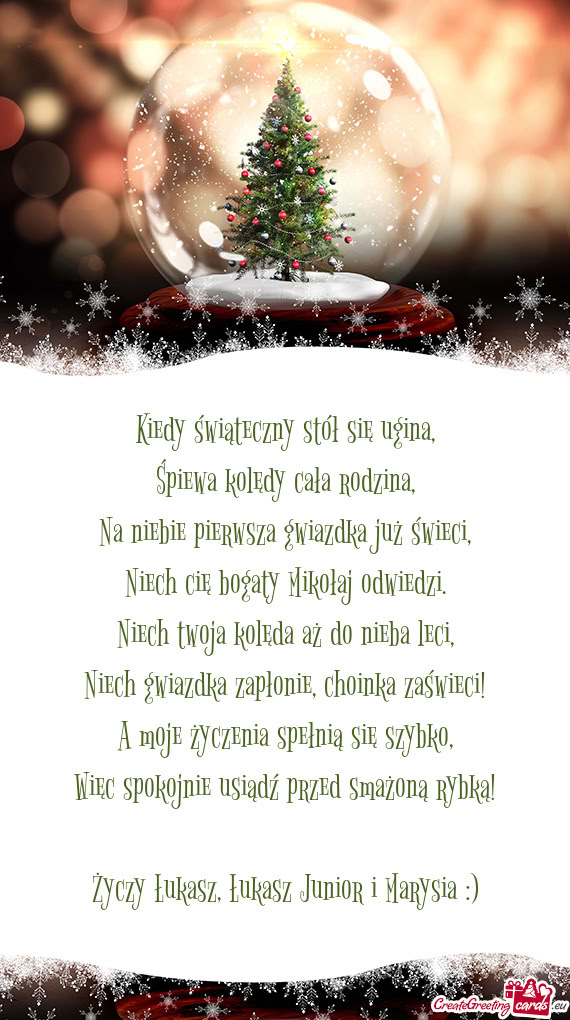 Łukasz, Łukasz Junior i Marysia :)