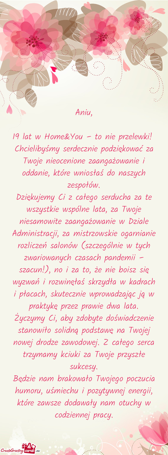 19 lat w Home&You – to nie przelewki