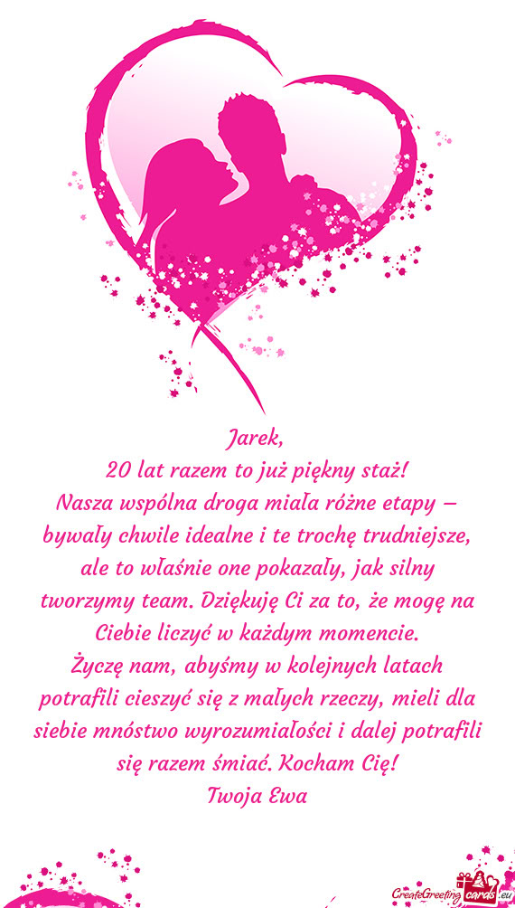 20 lat razem to już piękny staż