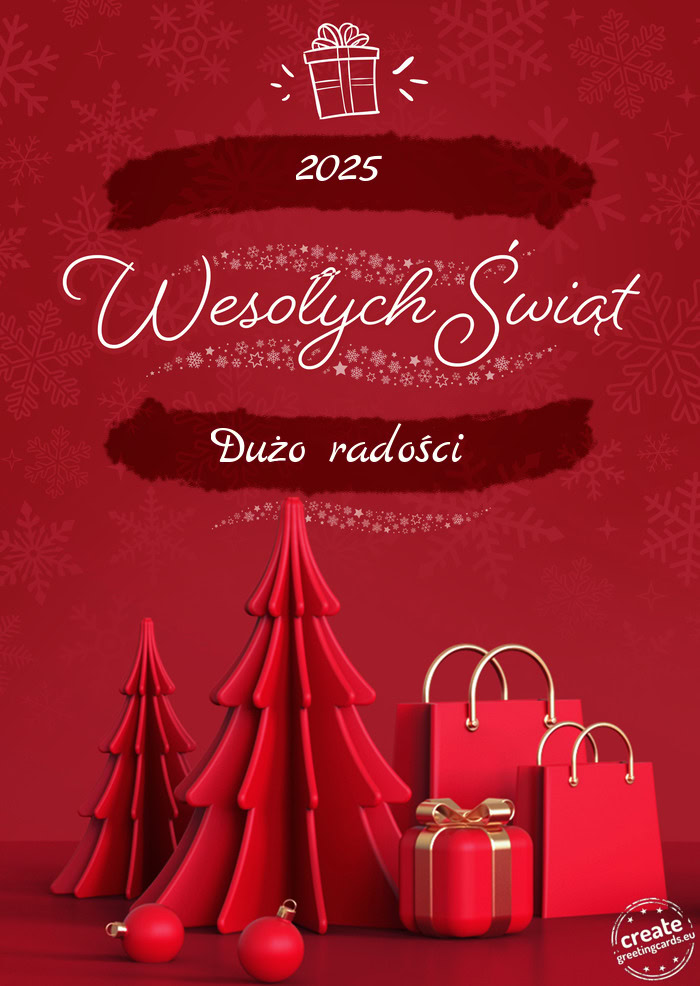 2025 Wesołych Świąt Dużo radości