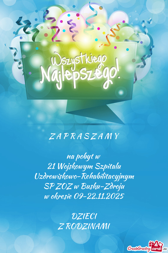 21 Wojskowym Szpitalu Uzdrowiskowo-Rehabilitacyjnym