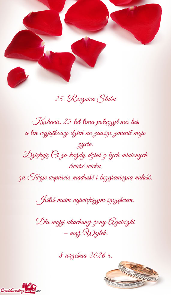 25. Rocznica Ślubu