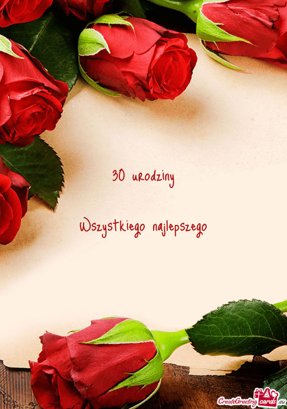 30 urodziny
