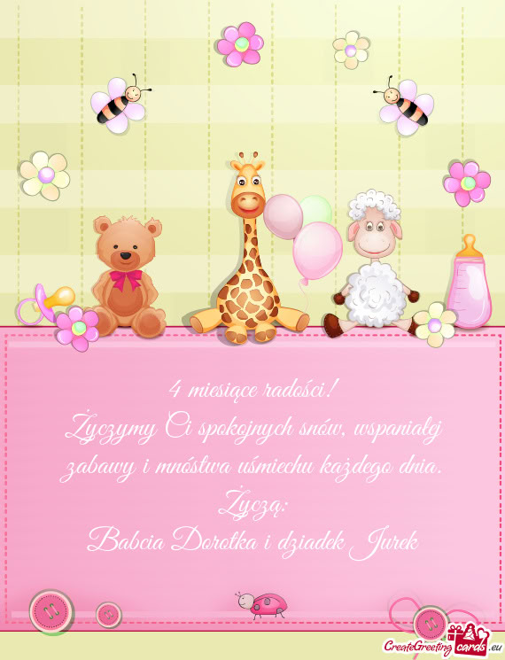 4 miesiące radości