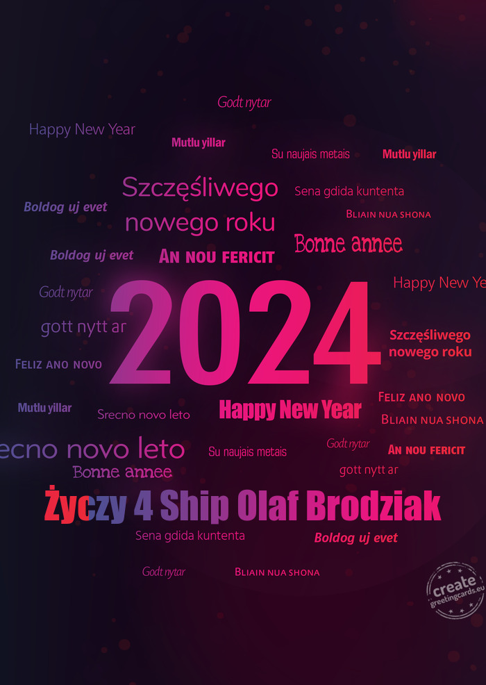 4 Ship Olaf Brodziak