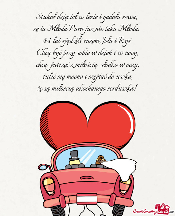 44 lat spędzili razem, Jola i Ryś