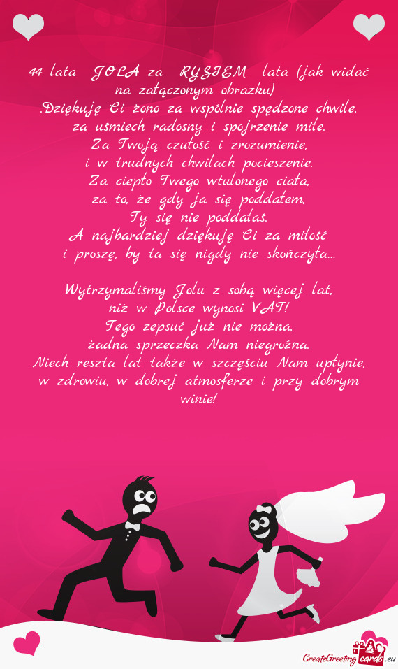44 lata JOLA za RYSIEM lata (jak widać na załączonym obrazku)