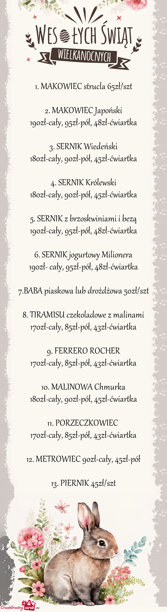 5. SERNIK z brzoskwiniami i bezą