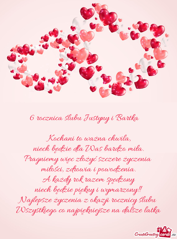 6 rocznica ślubu Justyny i Bartka❤️❤️