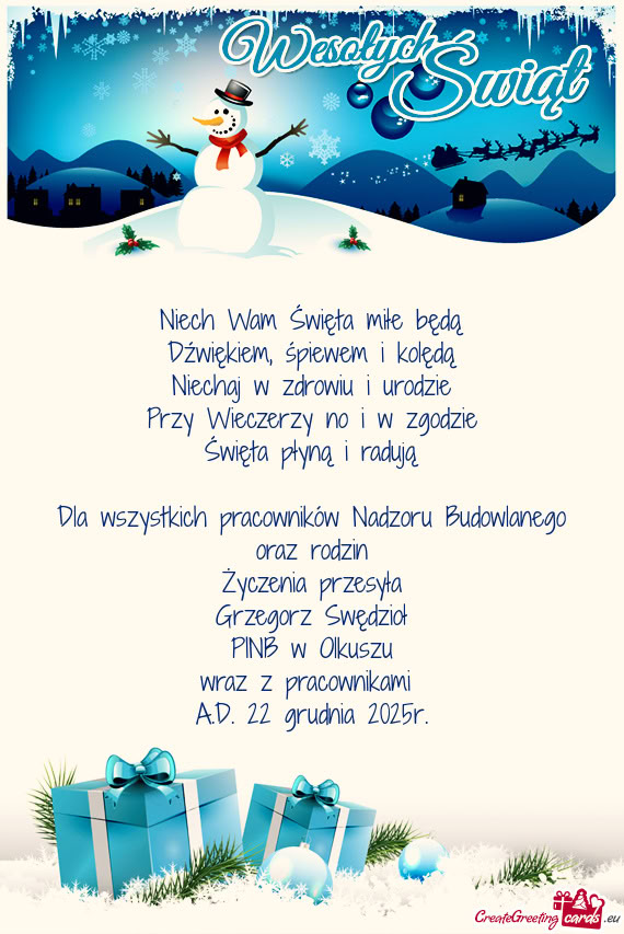 A.D. 22 grudnia 2025r