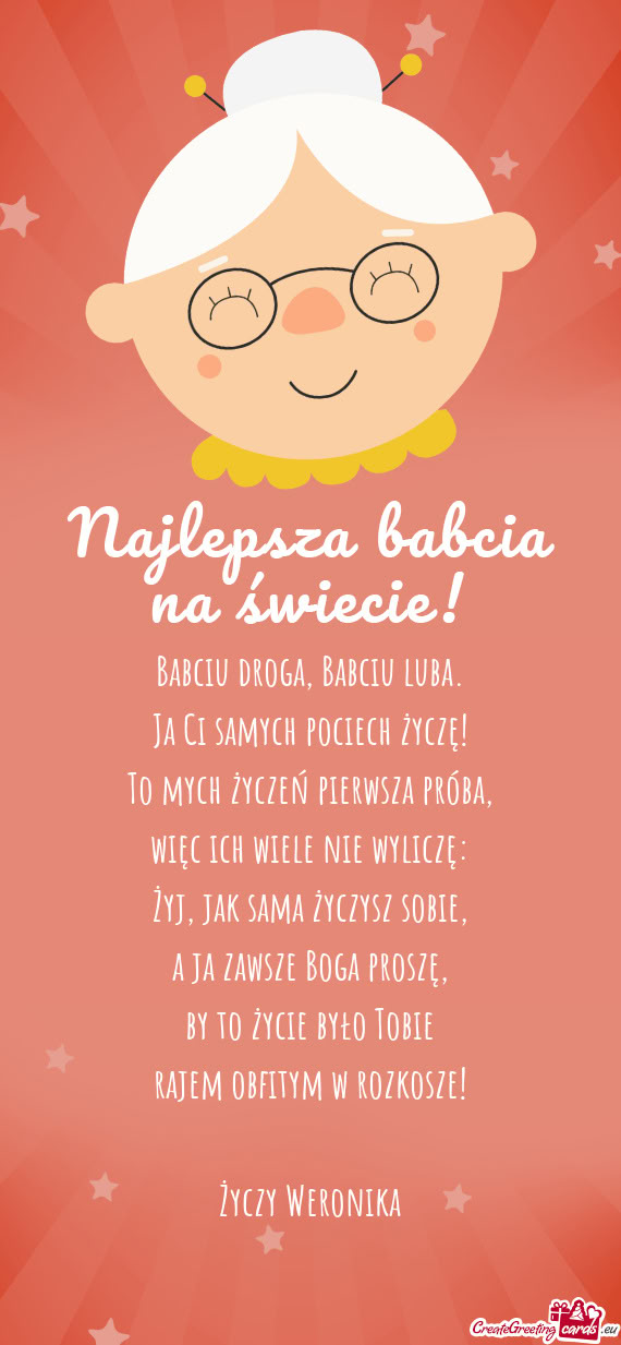 A ja zawsze Boga proszę