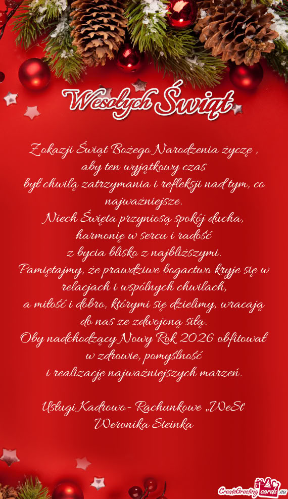 A miłość i dobro, którymi się dzielimy, wracają do nas ze zdwojoną siłą