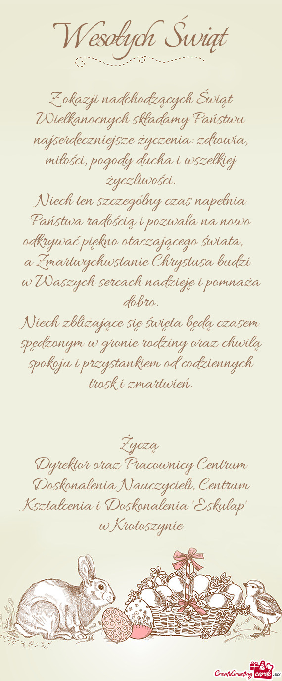 A, miłości, pogody ducha i wszelkiej życzliwości