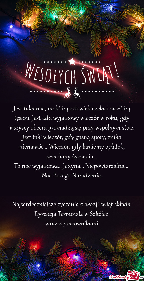 A nienawiść... Wieczór, gdy łamiemy opłatek, składamy życzenia