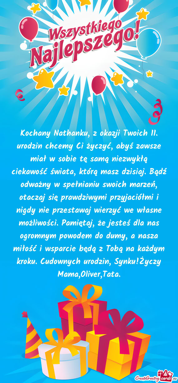 Ą niezwykłą ciekawość świata, którą masz dzisiaj. Bądź odważny w spełnianiu swoich marze