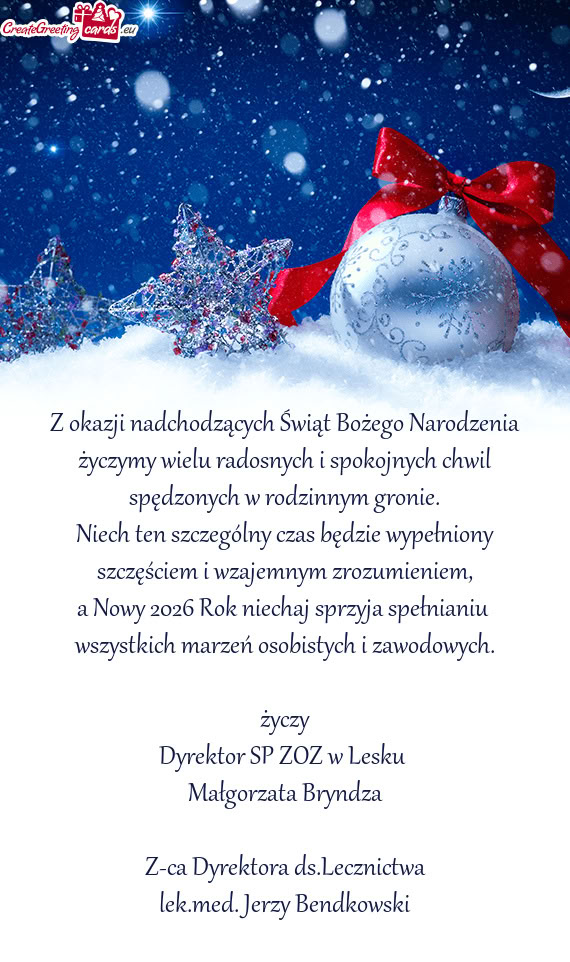 A Nowy 2026 Rok niechaj sprzyja spełnianiu