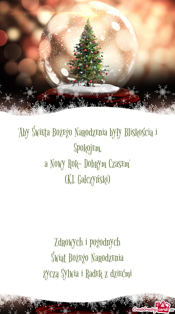 A Nowy Rok- Dobrym Czasem"