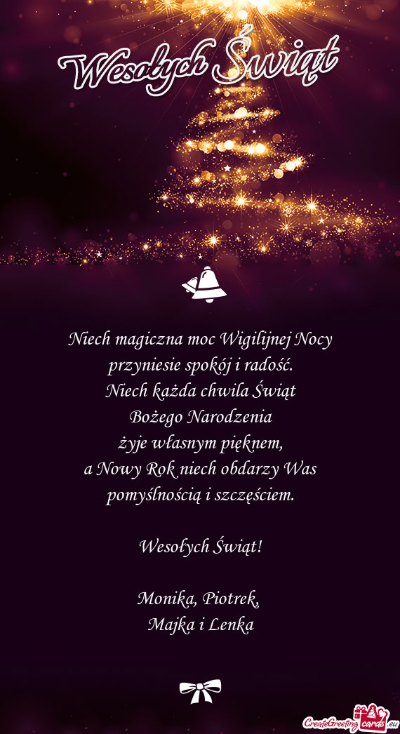 A Nowy Rok niech obdarzy Was