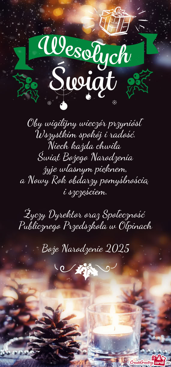 A Nowy Rok obdarzy pomyślnością i szczęściem