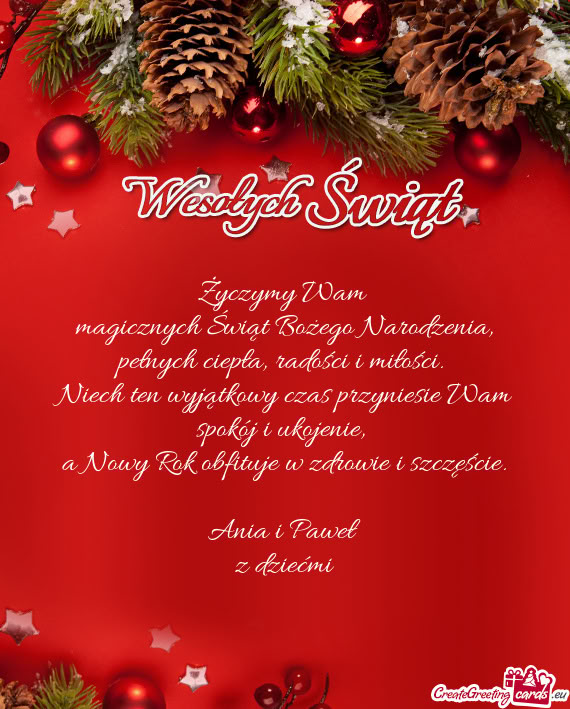 A Nowy Rok obfituje w zdrowie i szczęście