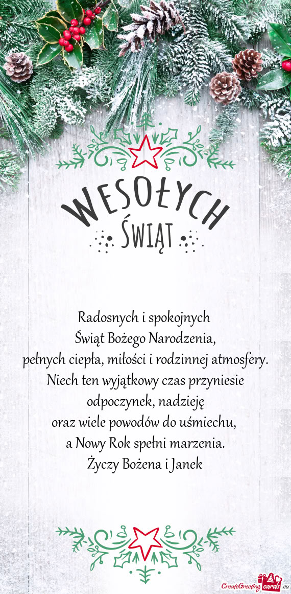 A Nowy Rok spełni marzenia