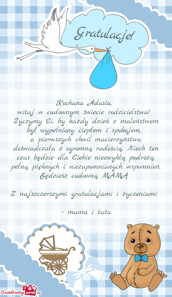 A pierwszych chwil macierzyństwa doświadczała z ogromną radością. Niech ten czas będzie dla C