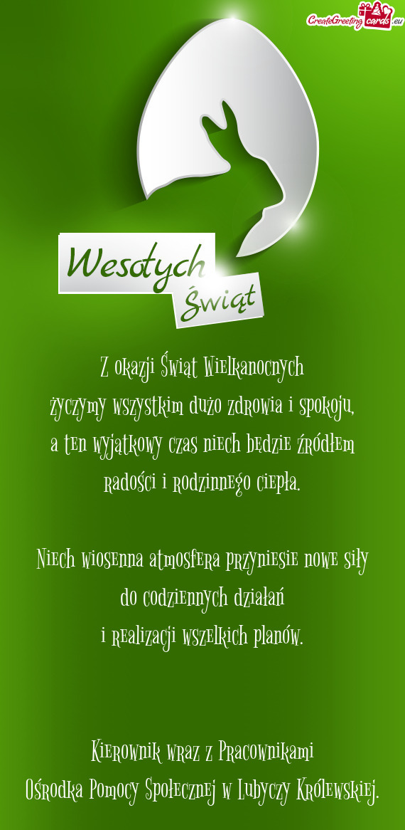 A ten wyjątkowy czas niech będzie źródłem radości i rodzinnego ciepła